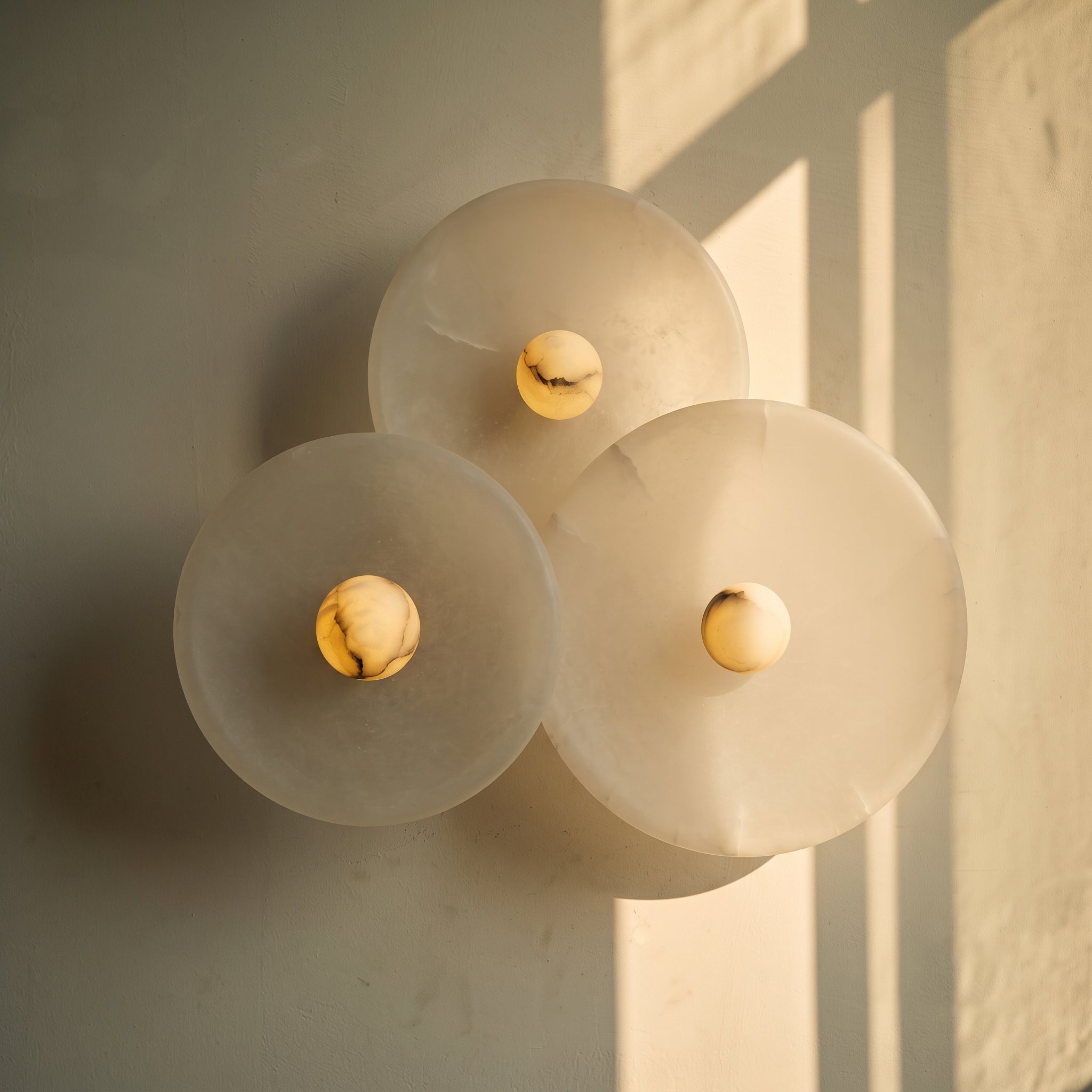 Aureole Trio Sconce - Alabaster