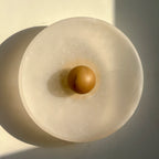 Aureole Sconce - Alabaster Globe