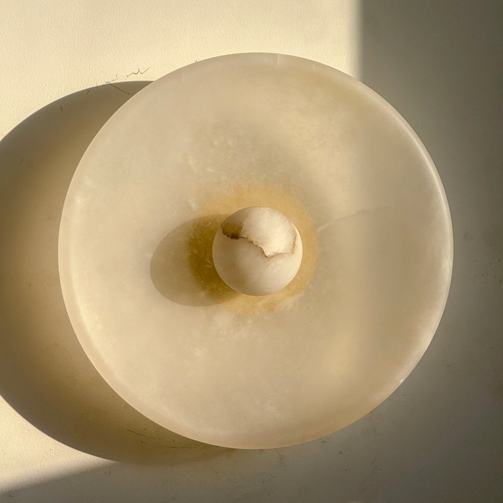 Aureole Sconce - Alabaster Globe