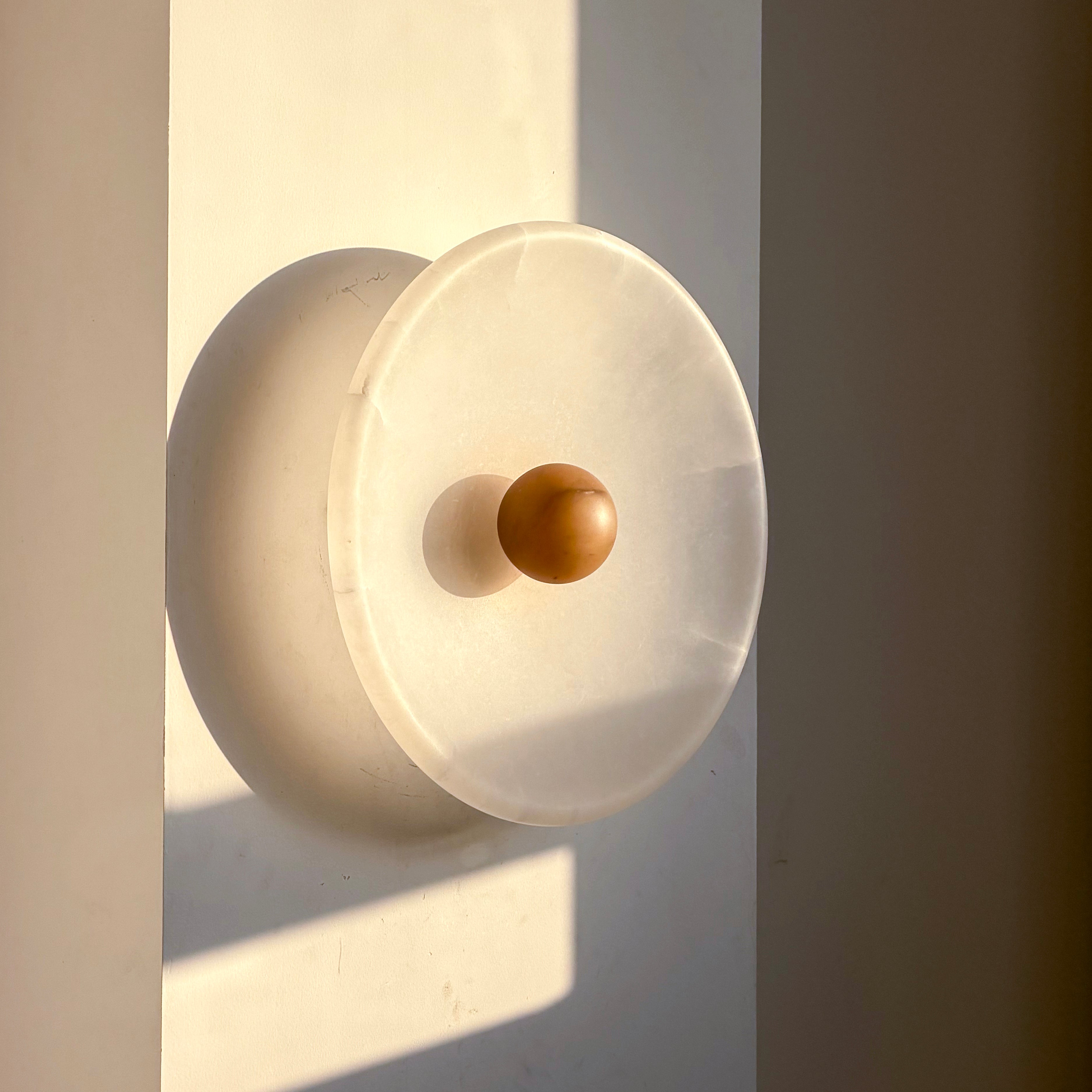 Aureole Sconce - Alabaster Globe
