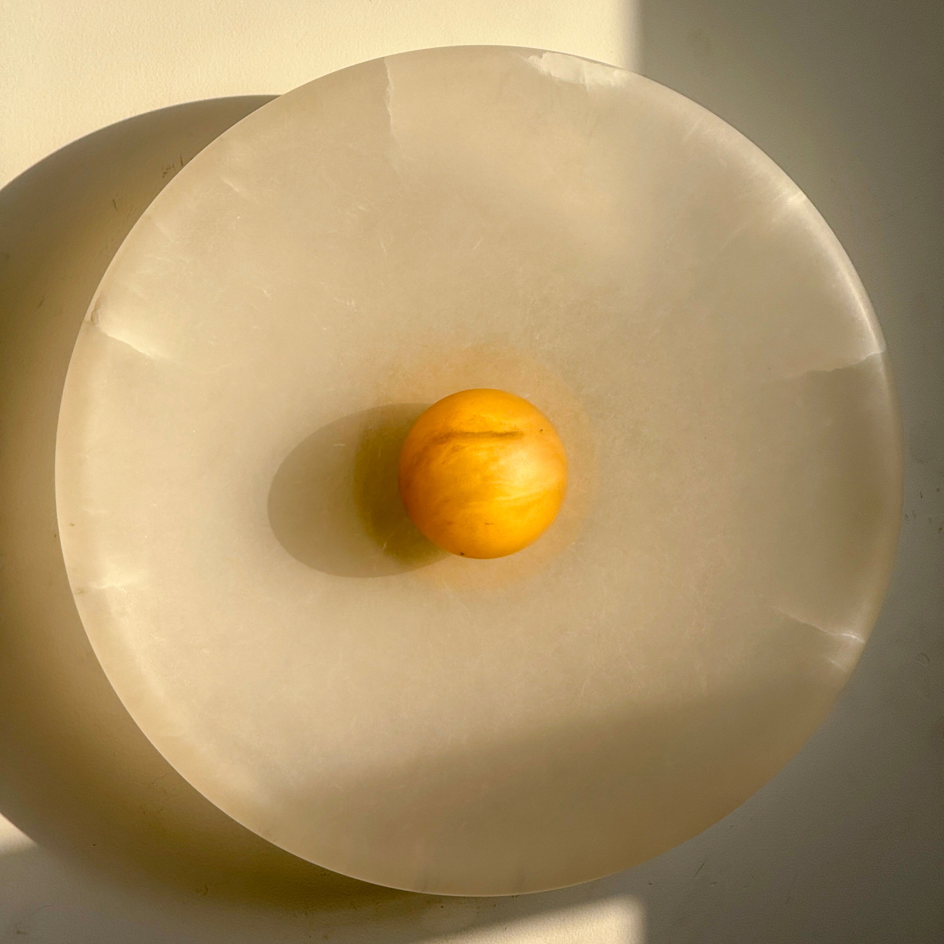 Aureole Sconce - Alabaster Globe