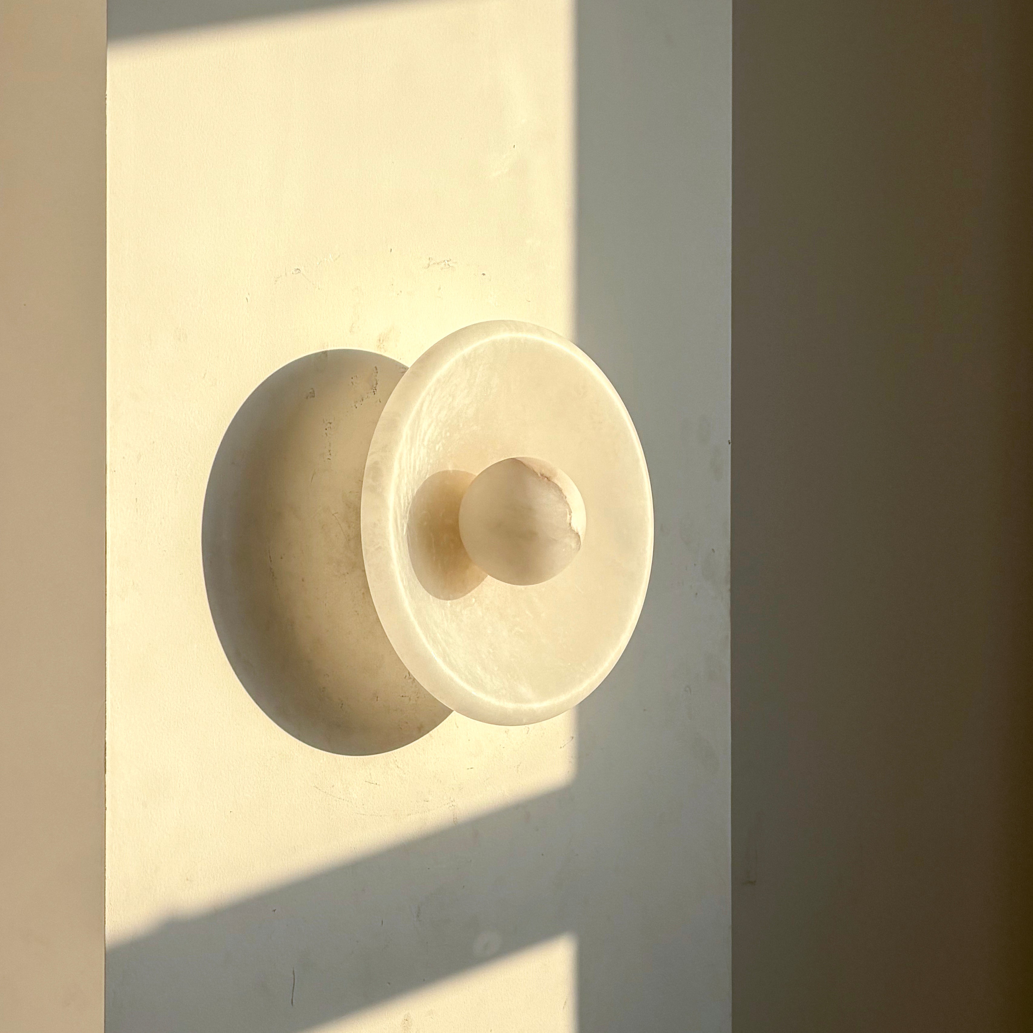 Aureole Sconce - Alabaster Globe