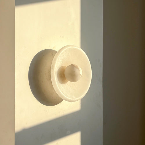 Aureole Sconce - Alabaster Globe