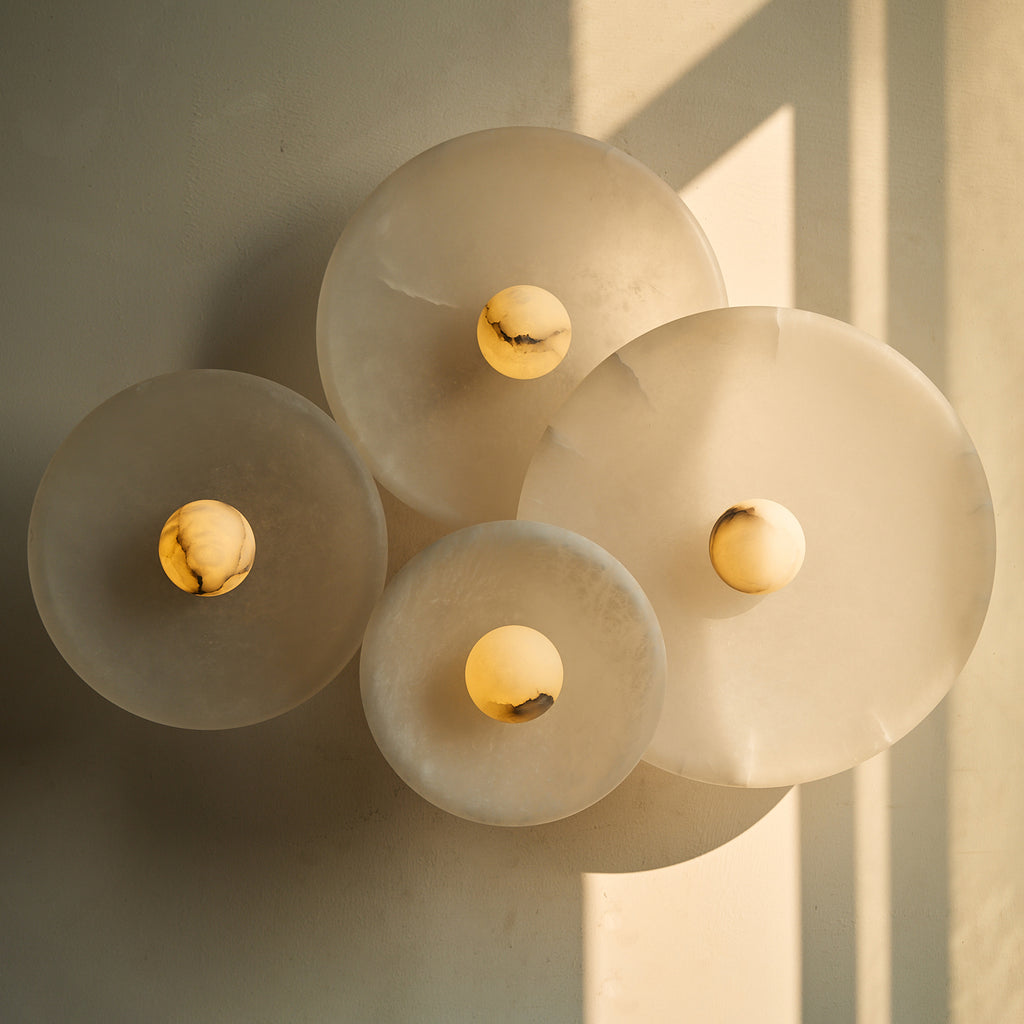 Aureole Cluster Sconce - Alabaster