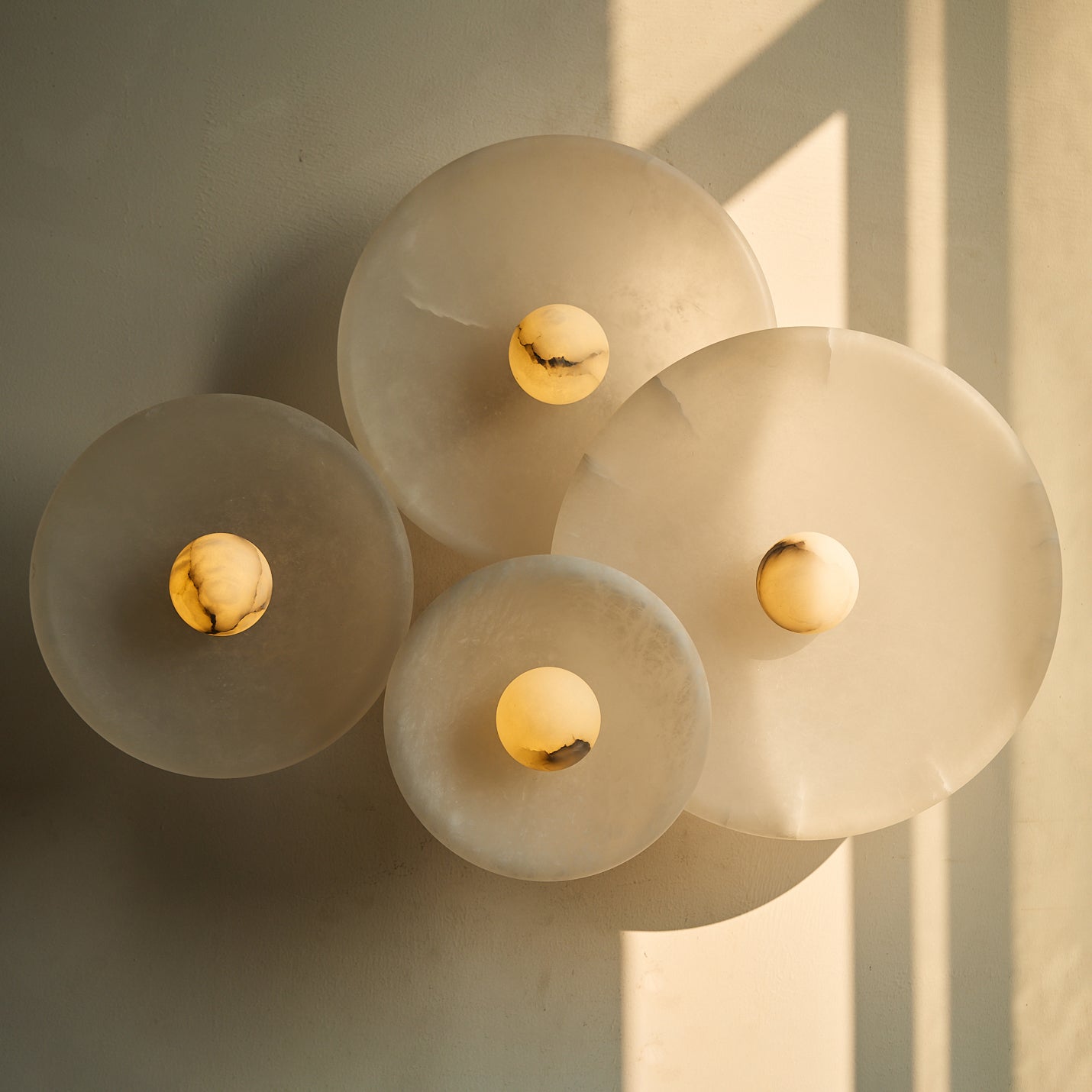 Aureole Cluster Sconce - Alabaster