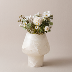 Pedestal Vase - Alabaster
