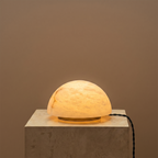 Mini Dome Alabaster Table Lamp
