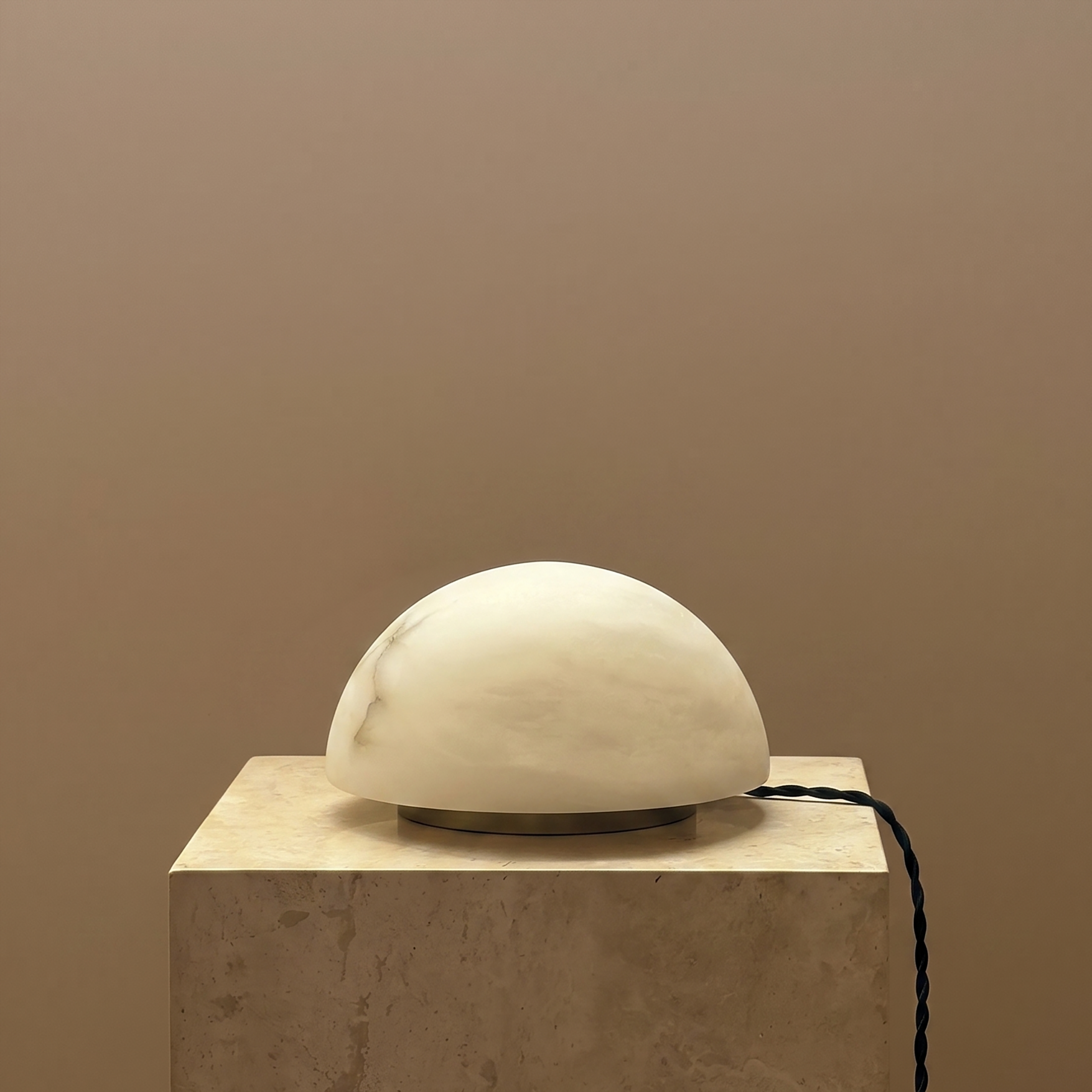 Mini Dome Alabaster Table Lamp