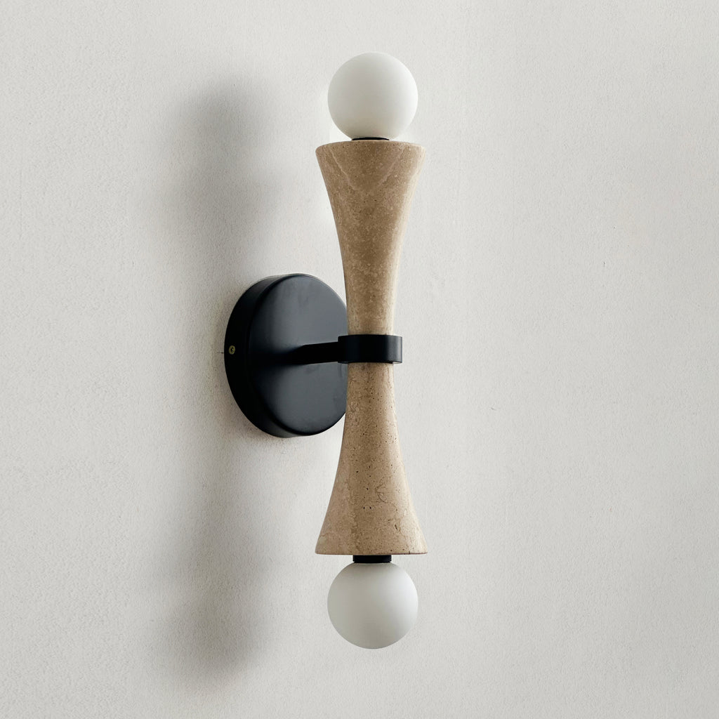 Calyx Sconce - Travertine