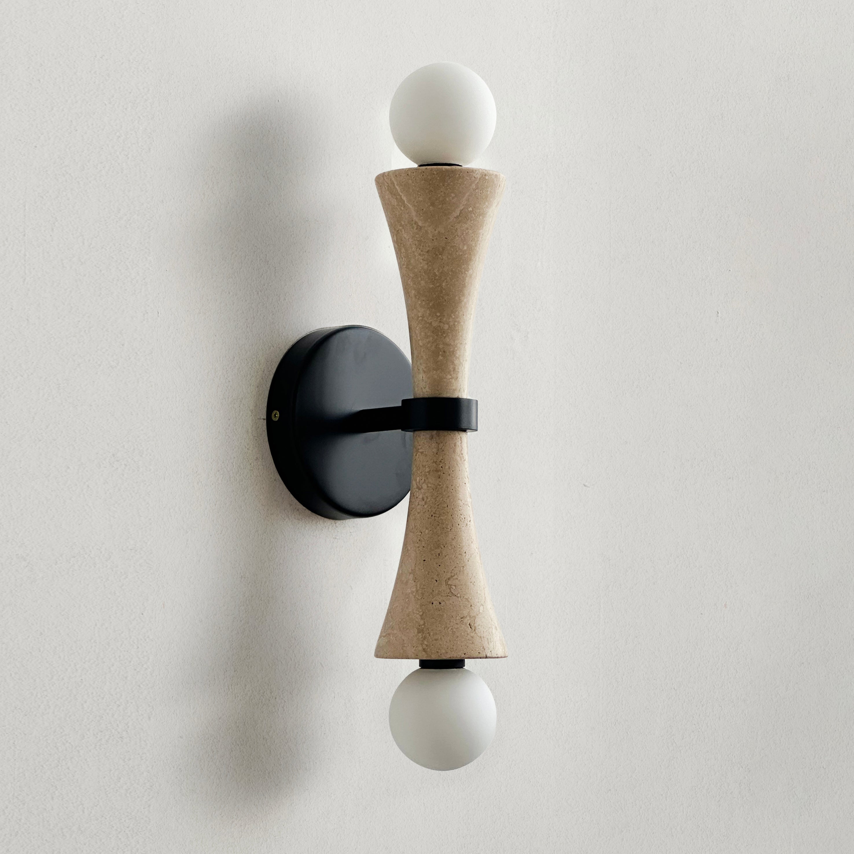 Calyx Sconce - Travertine
