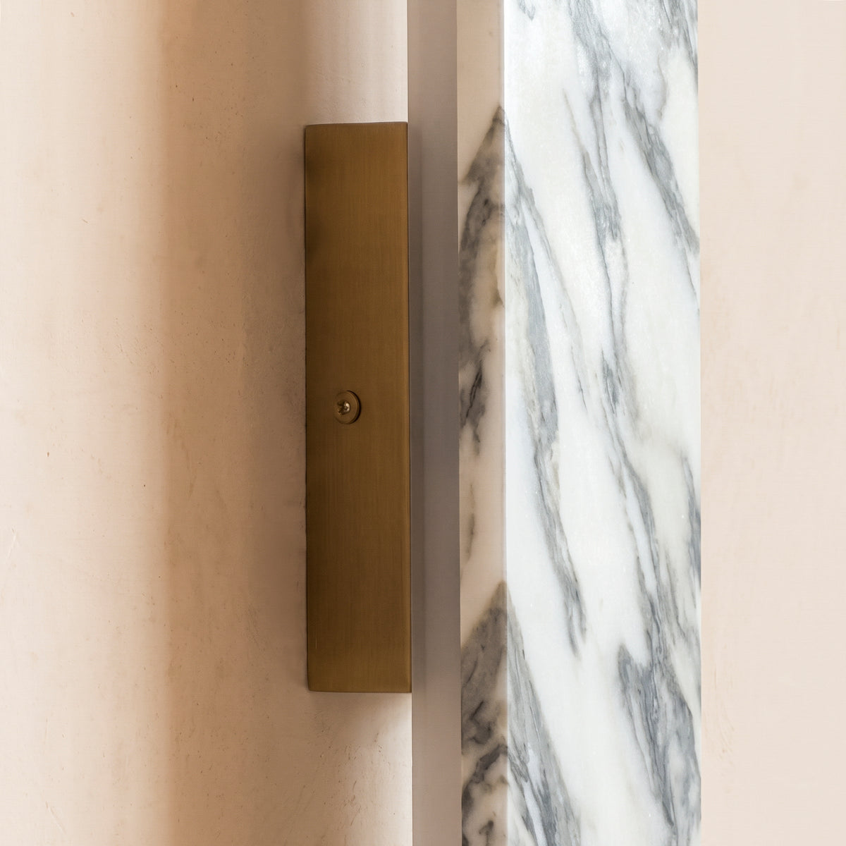 LINEA Marble Wall Sconce - Arabescato