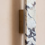 LINEA Marble Wall Sconce - Calacatta Viola