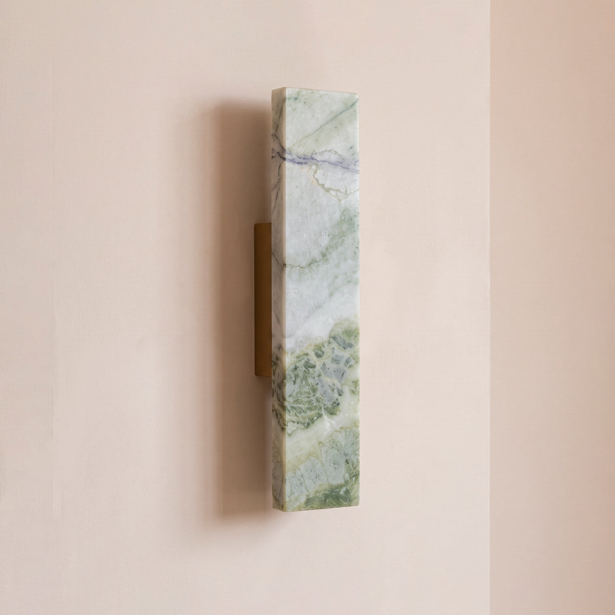 LINEA Marble Wall Sconce - Green Marble