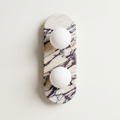 Opus Duo Sconce - Calacatta Viola