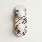 Opus Duo Sconce - Calacatta Viola