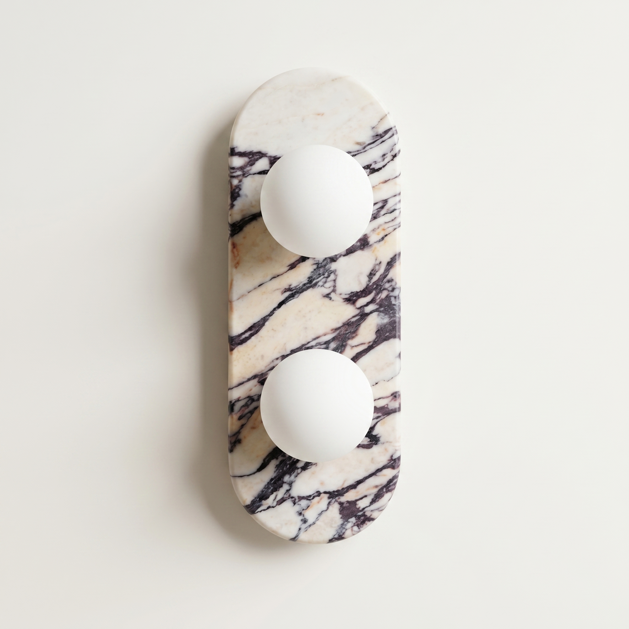 Opus Duo Sconce - Calacatta Viola