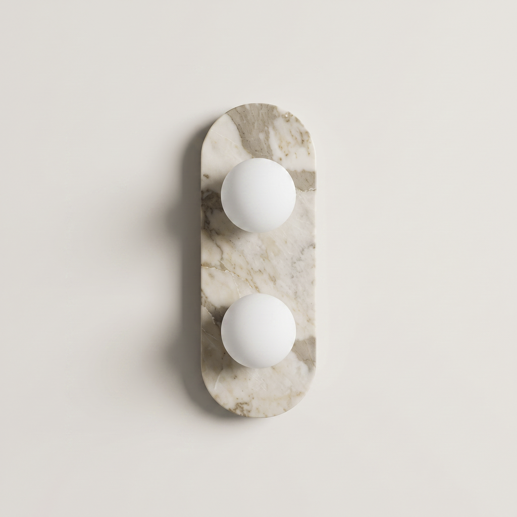 Opus Duo Sconce - Calacatta Gold
