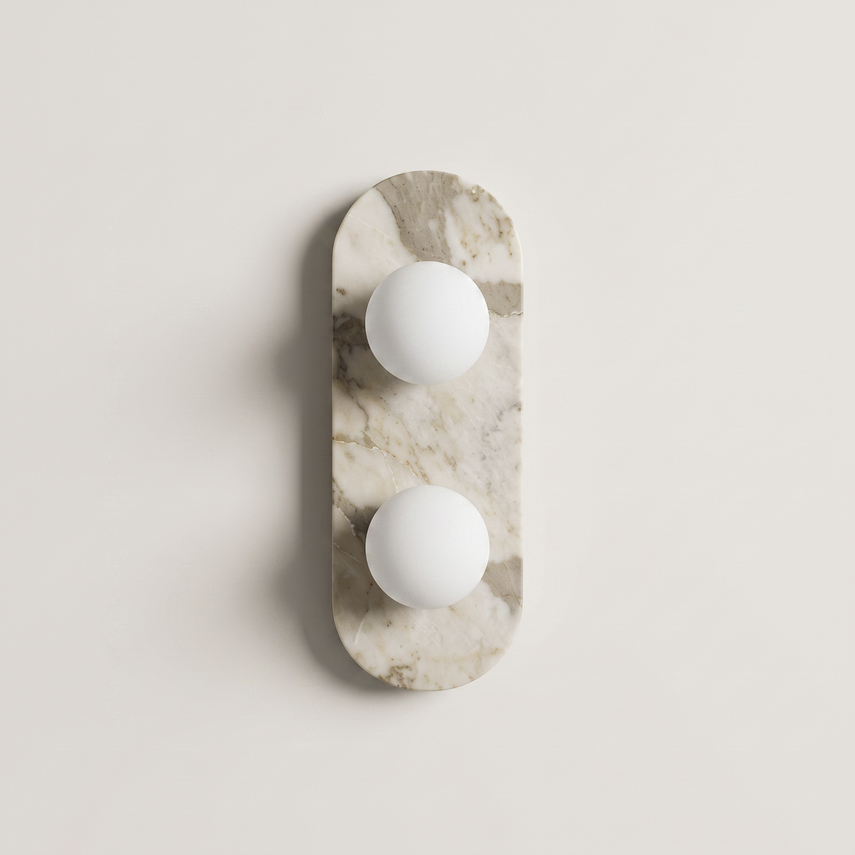 Opus Duo Sconce - Calacatta Gold