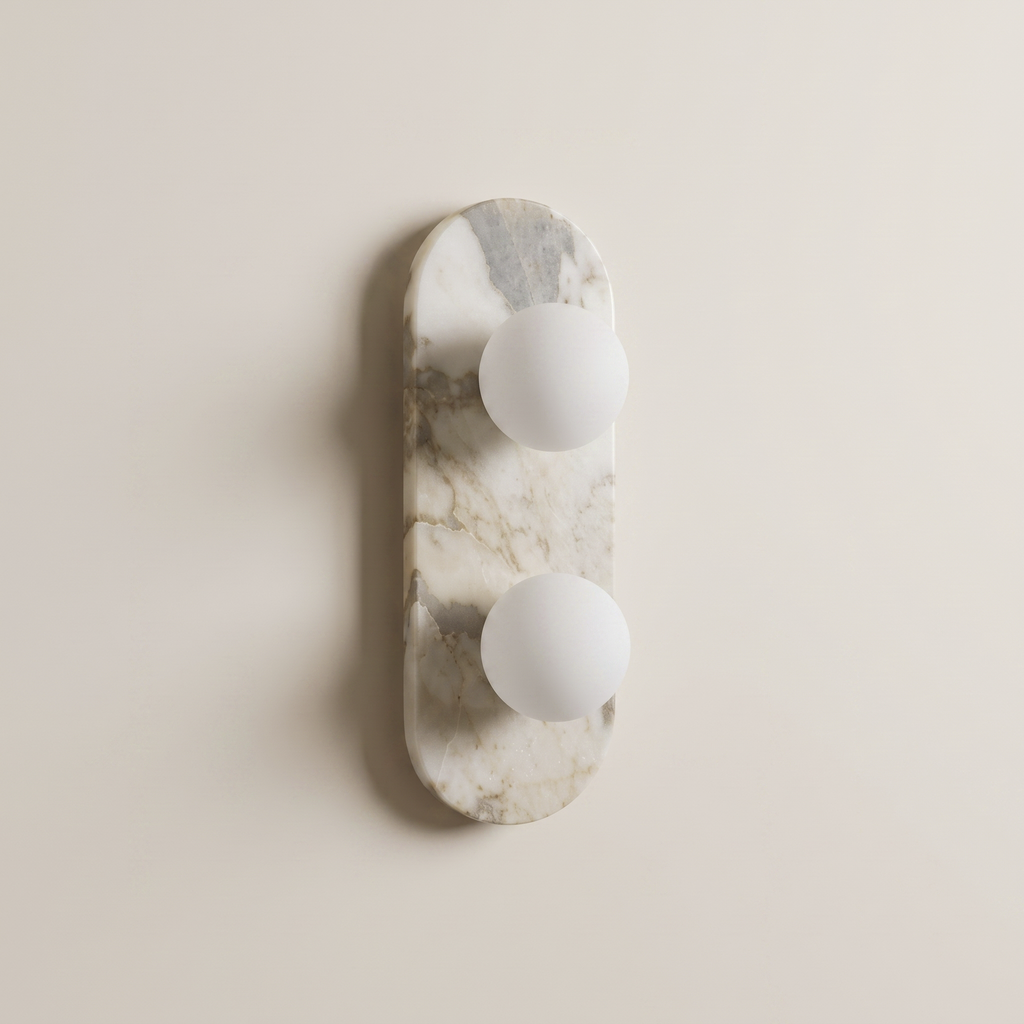 Opus Duo Sconce - Calacatta Gold