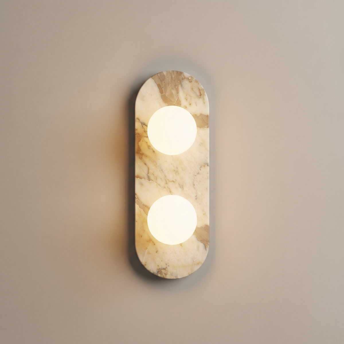 Opus Duo Sconce - Calacatta Gold