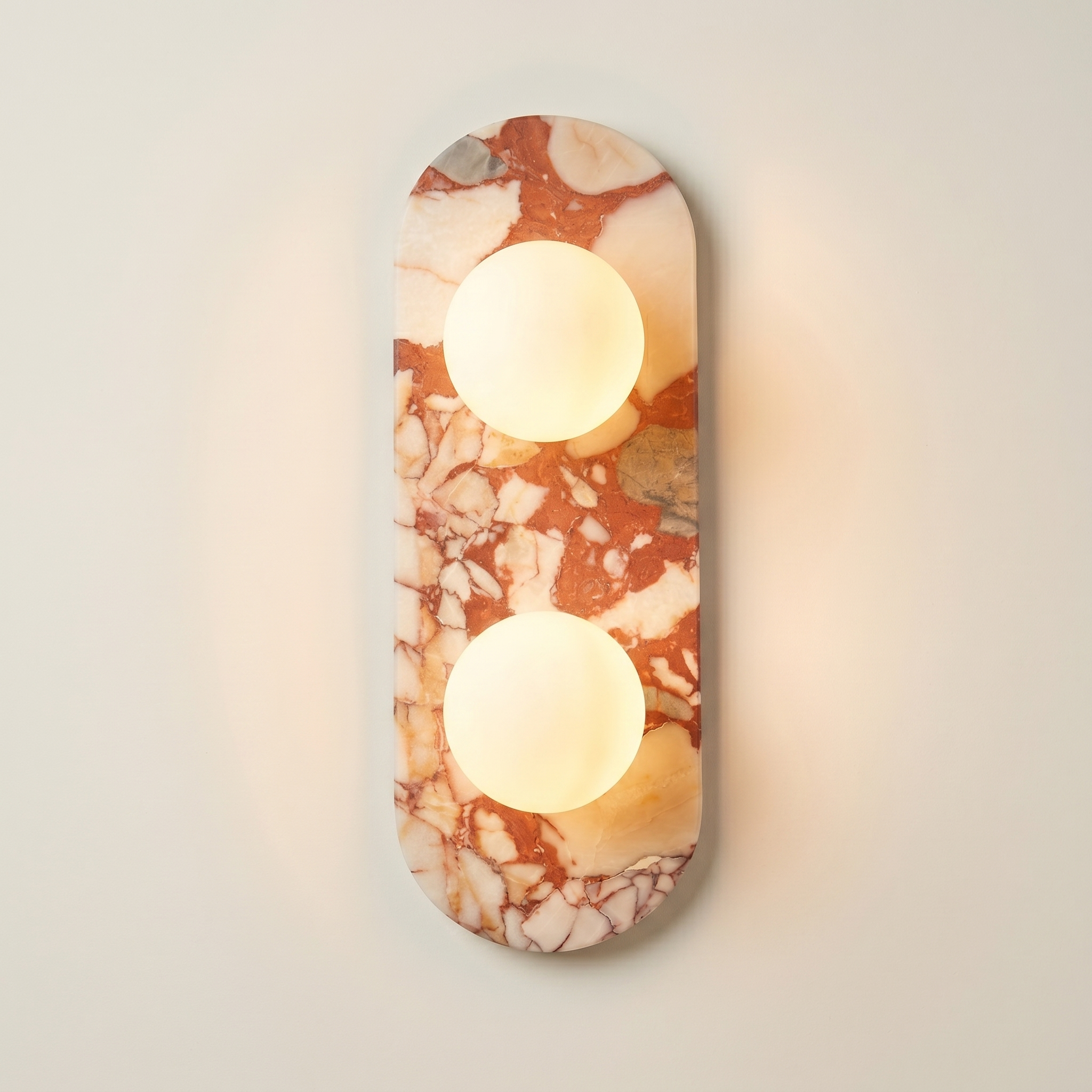 Opus Duo Sconce - Calacatta Viola