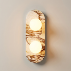 Opus Duo Sconce - Calacatta Viola