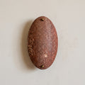 Halo Oval Sconce - Travertine Rosso