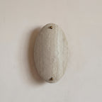 Halo Oval Sconce - Travertine