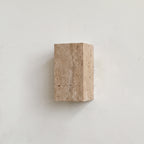 Up Down Cube Sconce - Travertine
