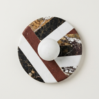 Multi-Marble Inlay Sconce