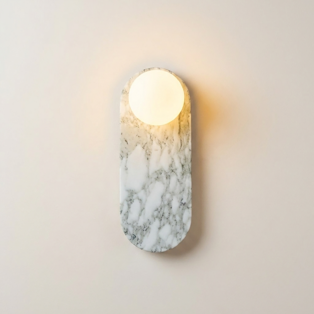 Marlowe Elong Sconce - Arabescato
