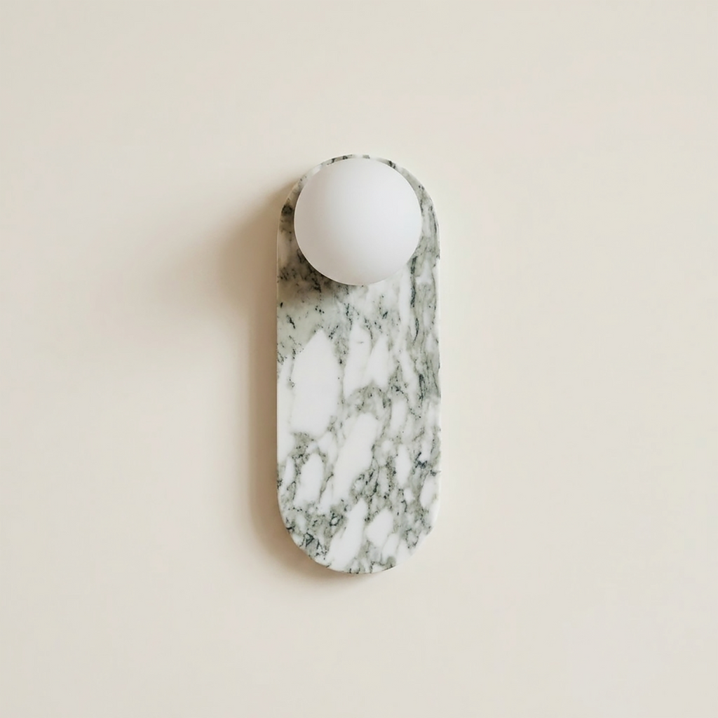 Marlowe Elong Sconce - Arabescato