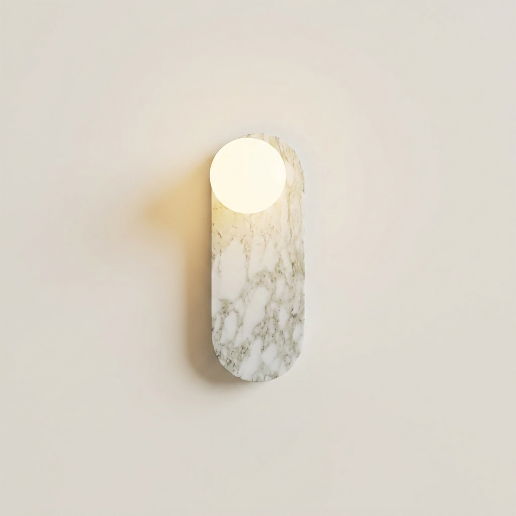 Marlowe Elong Sconce - Arabescato