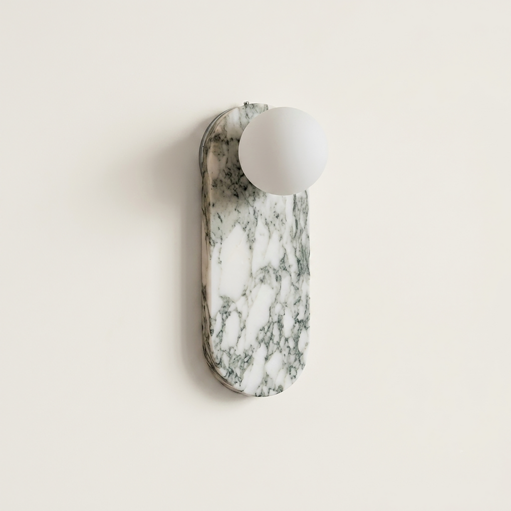 Marlowe Elong Sconce - Arabescato