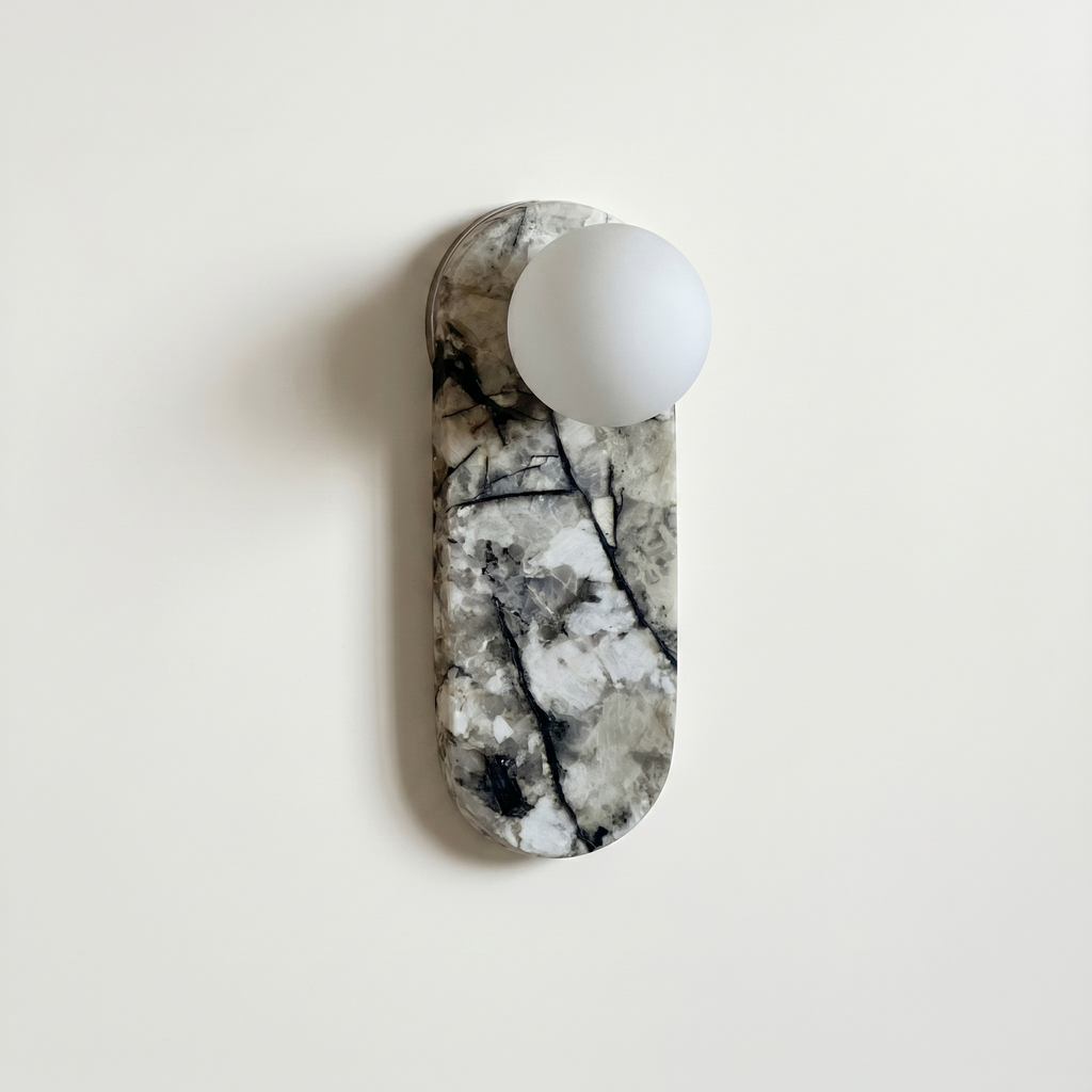 Marlowe Elong Sconce - Patagonia quartzite