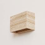 Up Down Slab Sconce- Travertine