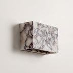 Up Down Slab Sconce- Calacatta Viola