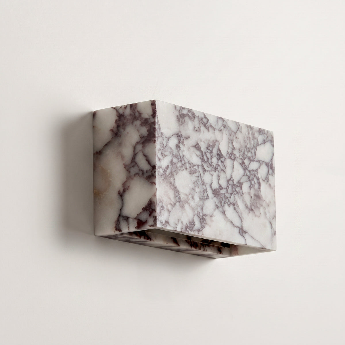Up Down Slab Sconce- Calacatta Viola