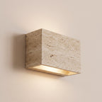 Up Down Slab Sconce- Travertine