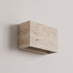 Up Down Slab Sconce- Travertine