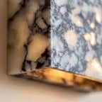 Up Down Slab Sconce- Calacatta Viola
