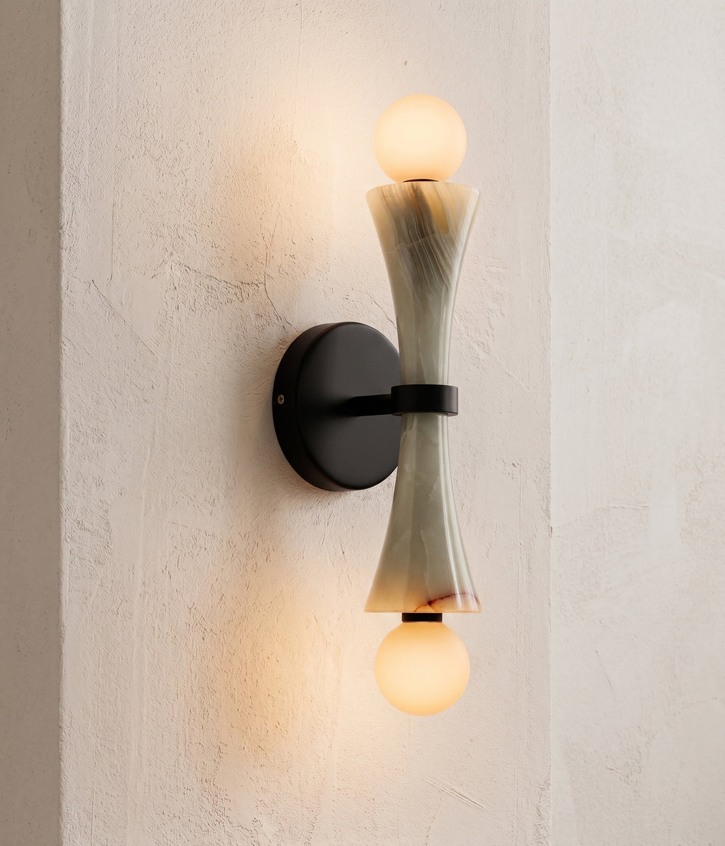 Calyx Sconce - Jade Onyx