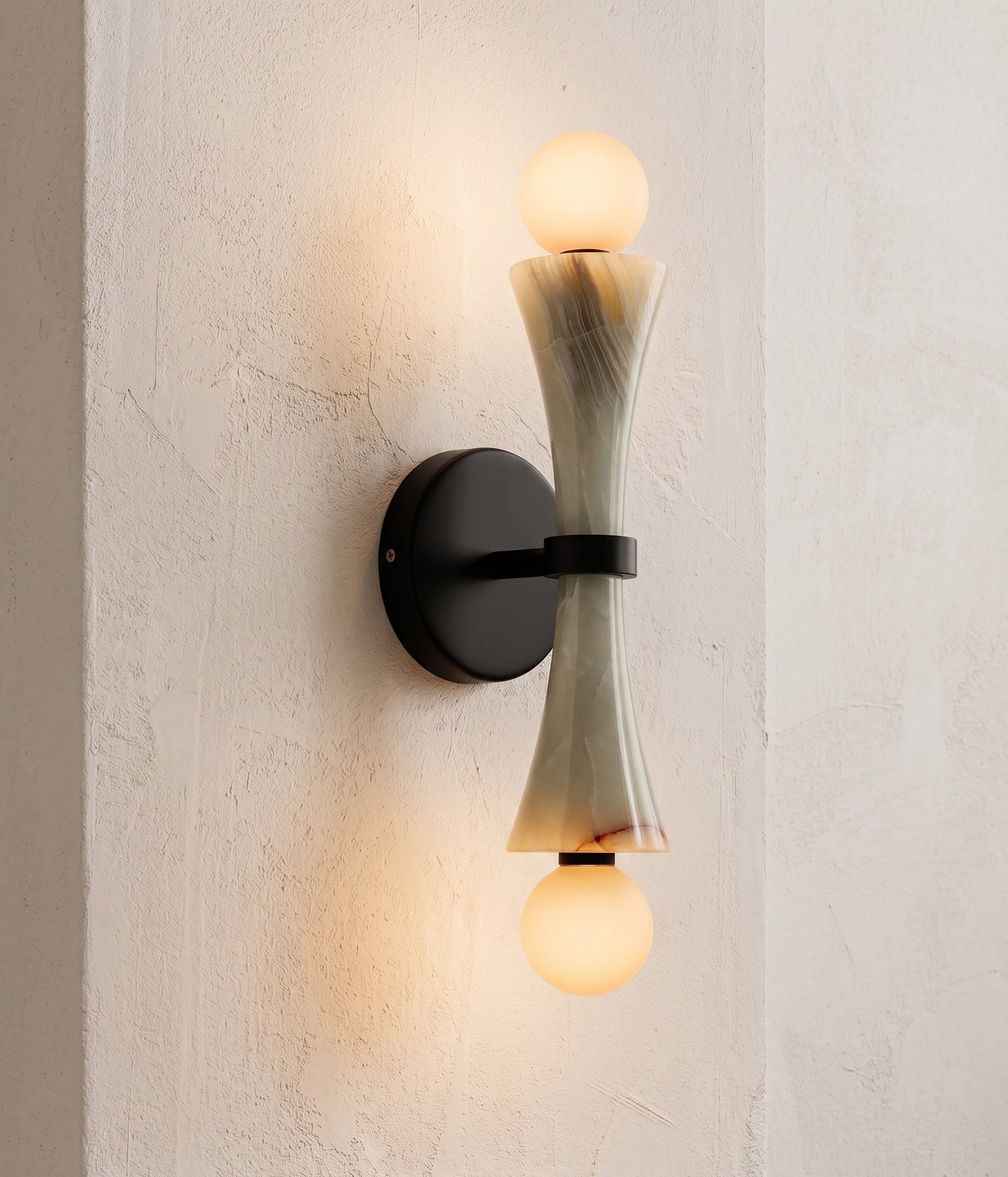 Calyx Sconce - Jade Onyx