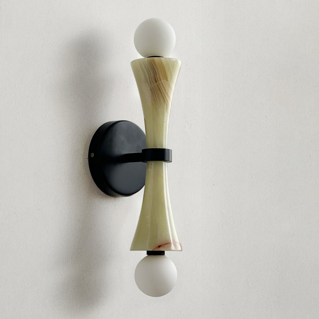 Calyx Sconce - Jade Onyx