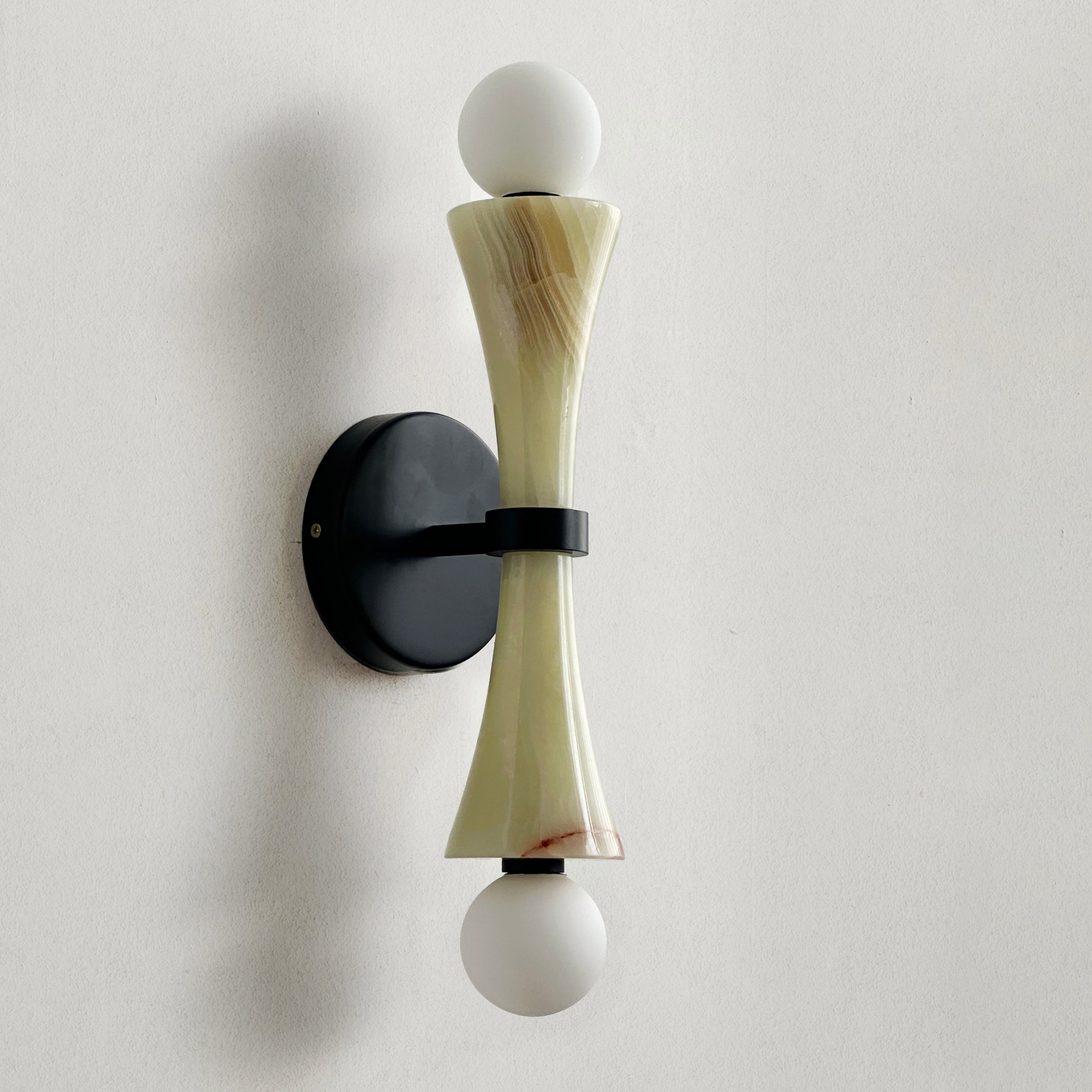 Calyx Sconce - Jade Onyx