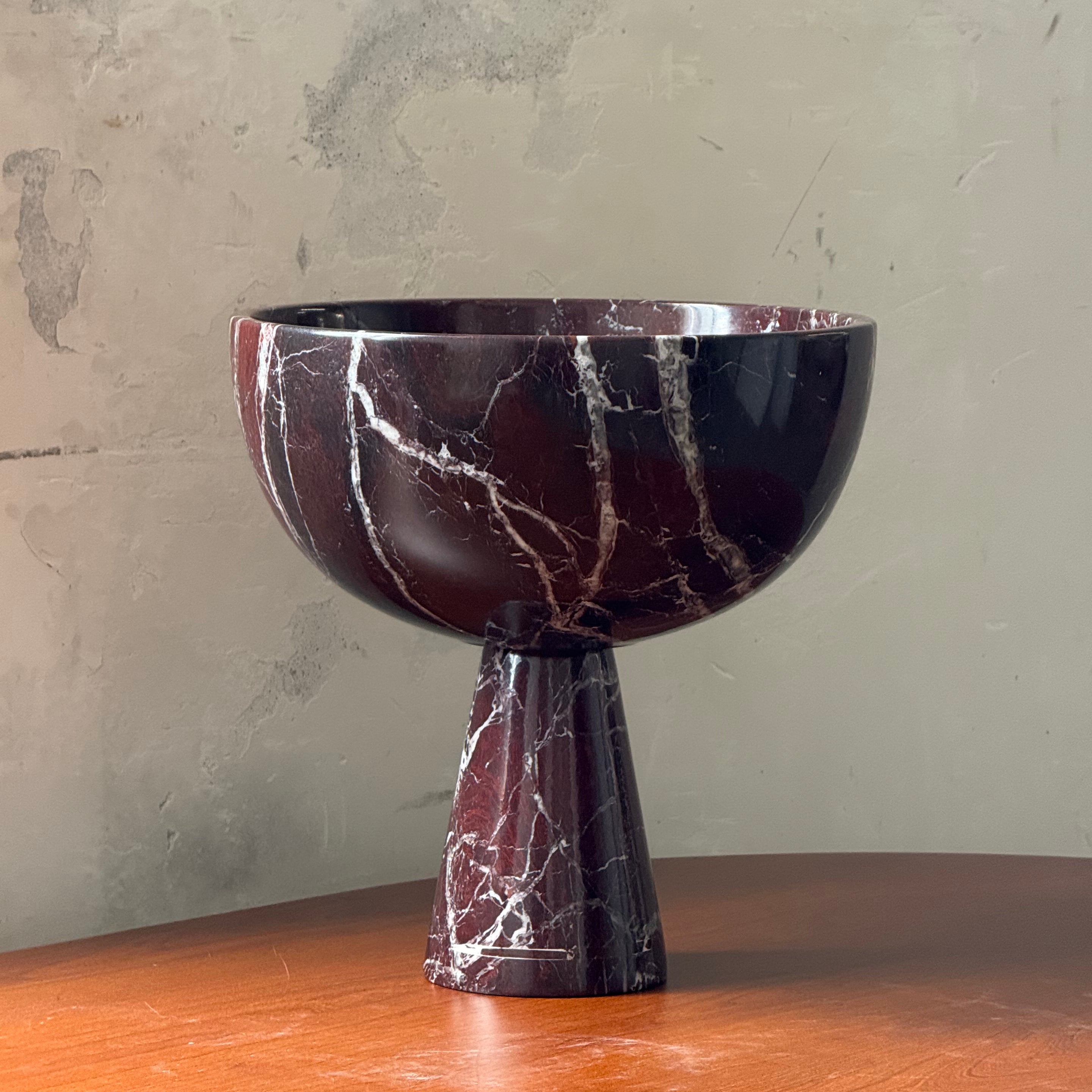 Kylix Marble Pedestal Bowl