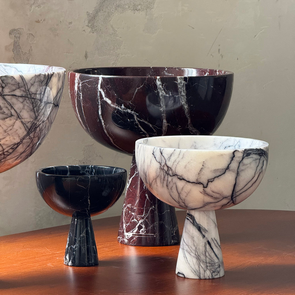 Kylix Marble Pedestal Bowl