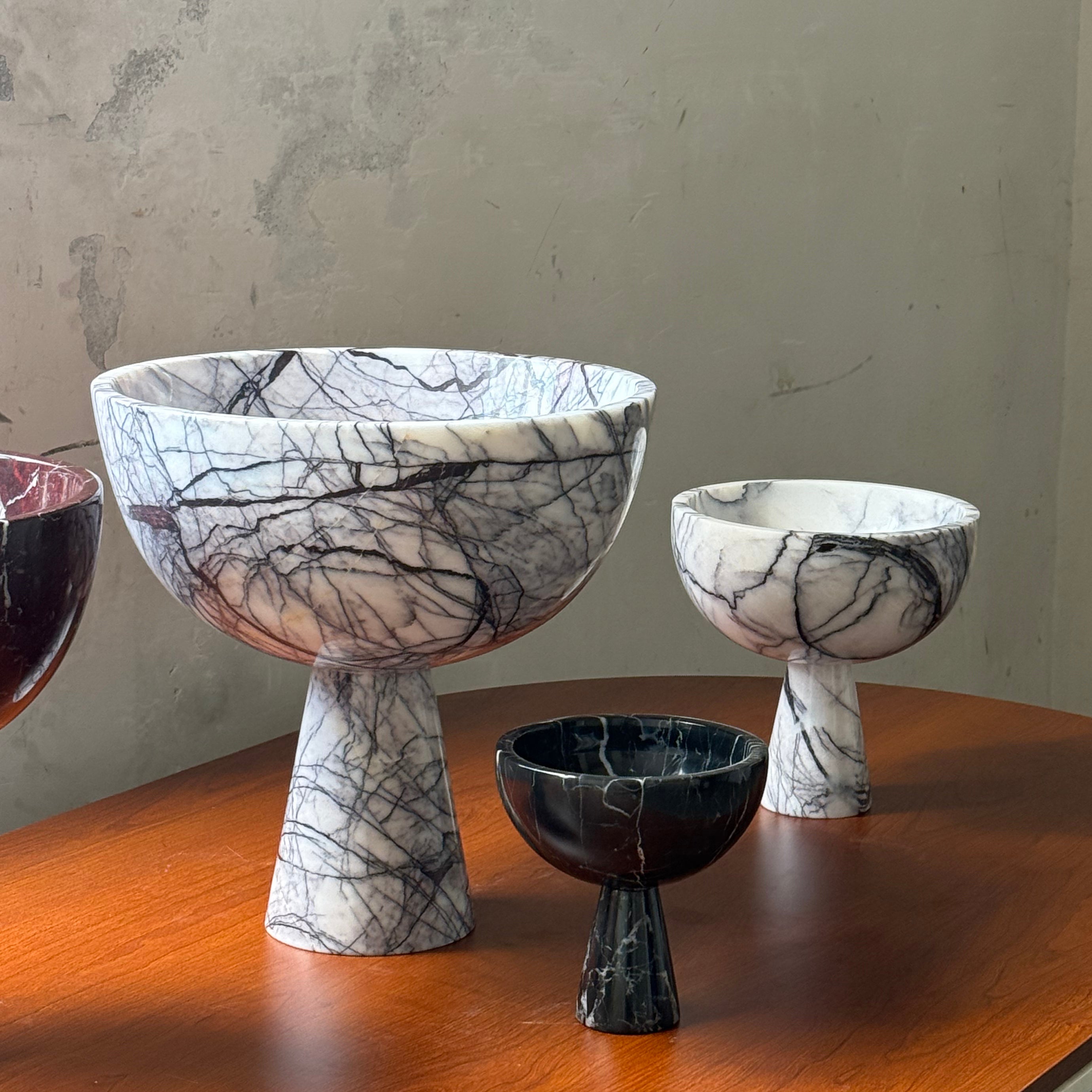 Kylix Marble Pedestal Bowl