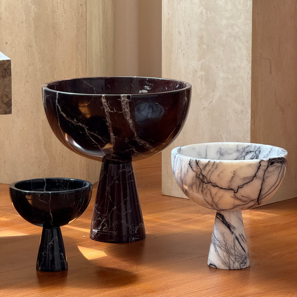 Kylix Marble Pedestal Bowl