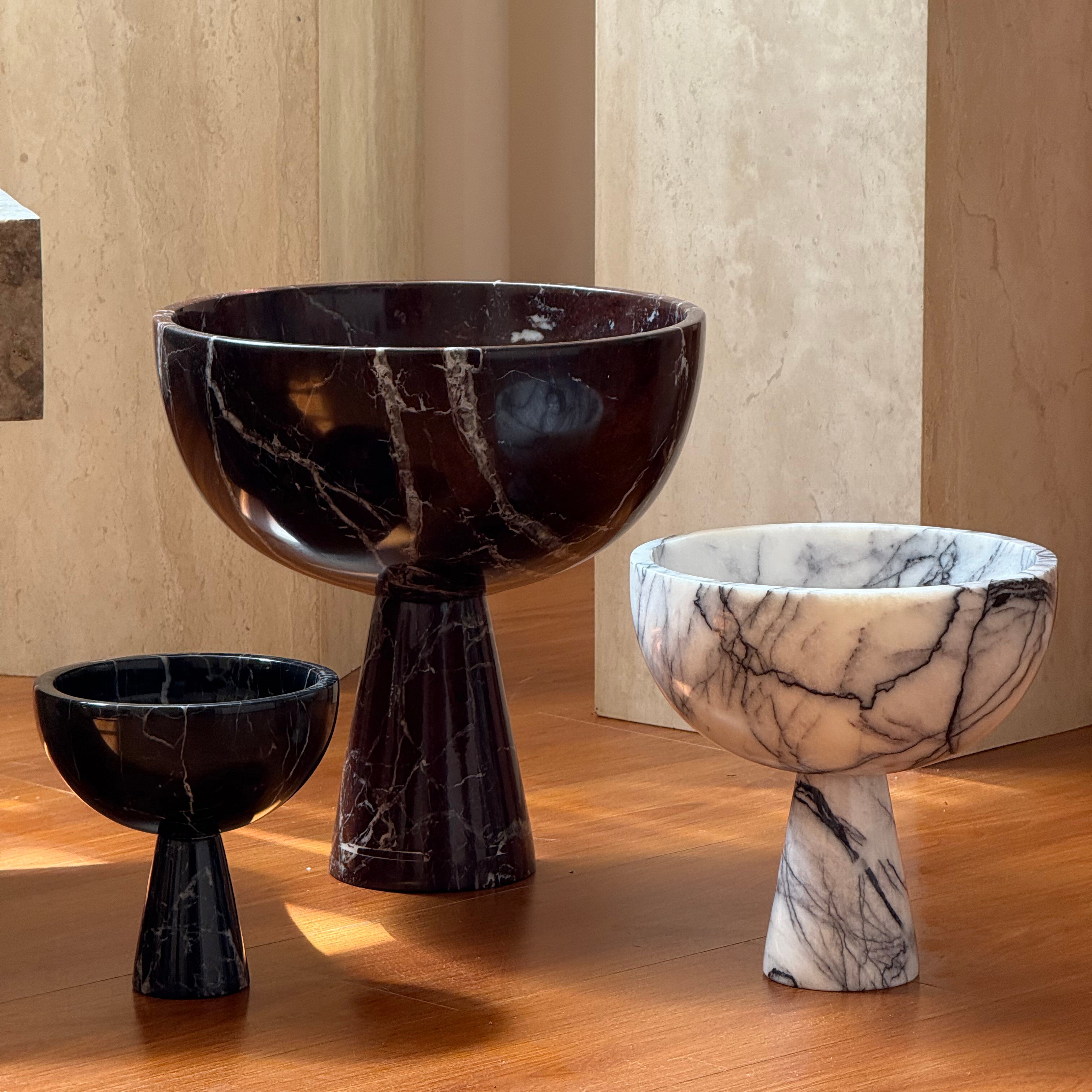 Kylix Marble Pedestal Bowl